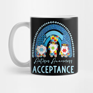 Gnomies Puzzle Autism Awareness Acceptance Mug